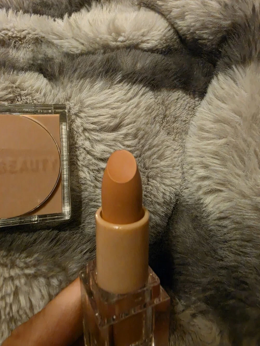 KKW 90's Style Nude Lipstick & Tempting Highlighter Set, NWOB